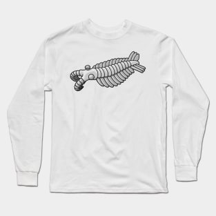 Duotone Illustration of Anomalocaris Long Sleeve T-Shirt